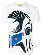 Frankie Morello Graphic Zebra T-shirt - White