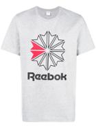 Reebok Logo Patch T-shirt - Grey