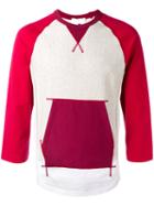Ganryu Comme Des Garcons Pile Lined Sweatshirt, Men's, Size: Large, Red, Cotton