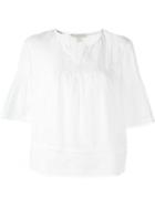 Burberry Brit Pleated Detail Blouse