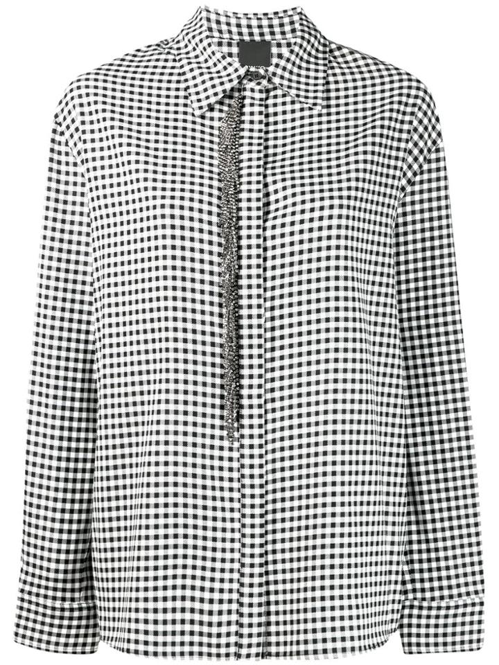 Pinko Gingham Shirt - Black