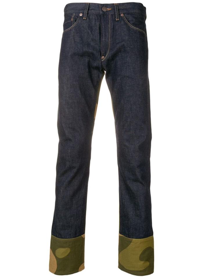 Junya Watanabe Man X Levi's Camouflage Jeans - Blue