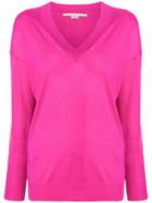 Stella Mccartney V-neck Sweater - Pink & Purple