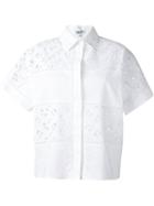 Kenzo 'flying Logo' Shirt, Women's, Size: 38, White, Cotton