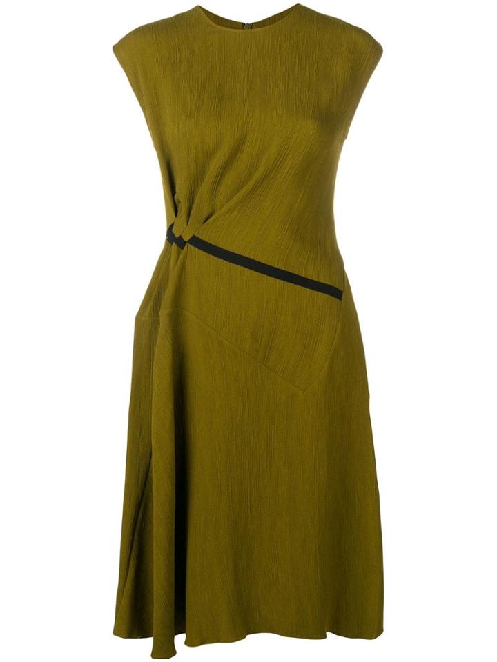 Palmer / Harding Gathered Waist Dress - Green
