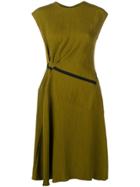 Palmer / Harding Gathered Waist Dress - Green