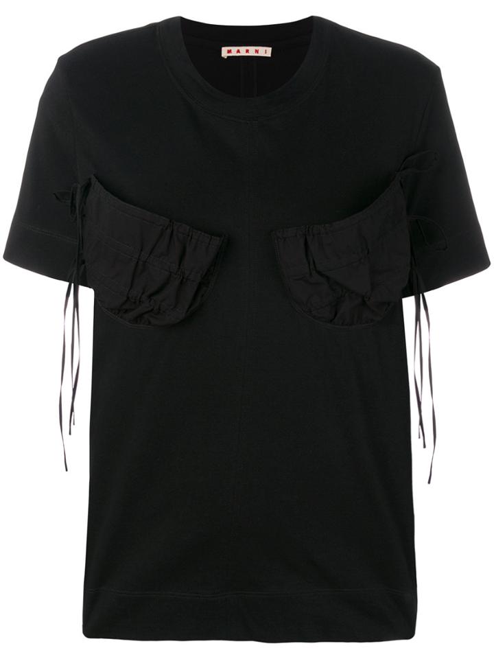 Marni Ribbon T-shirt - Black