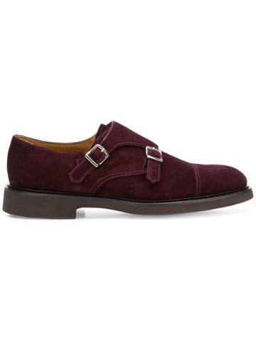 Doucal's Monk Shoes - Red