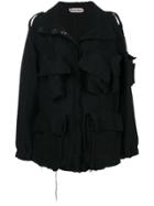 Giacobino Oversized Jacket - Black