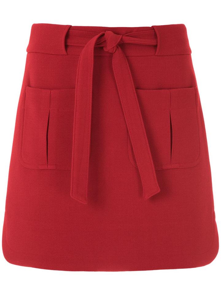 Egrey Short Skirt - Red