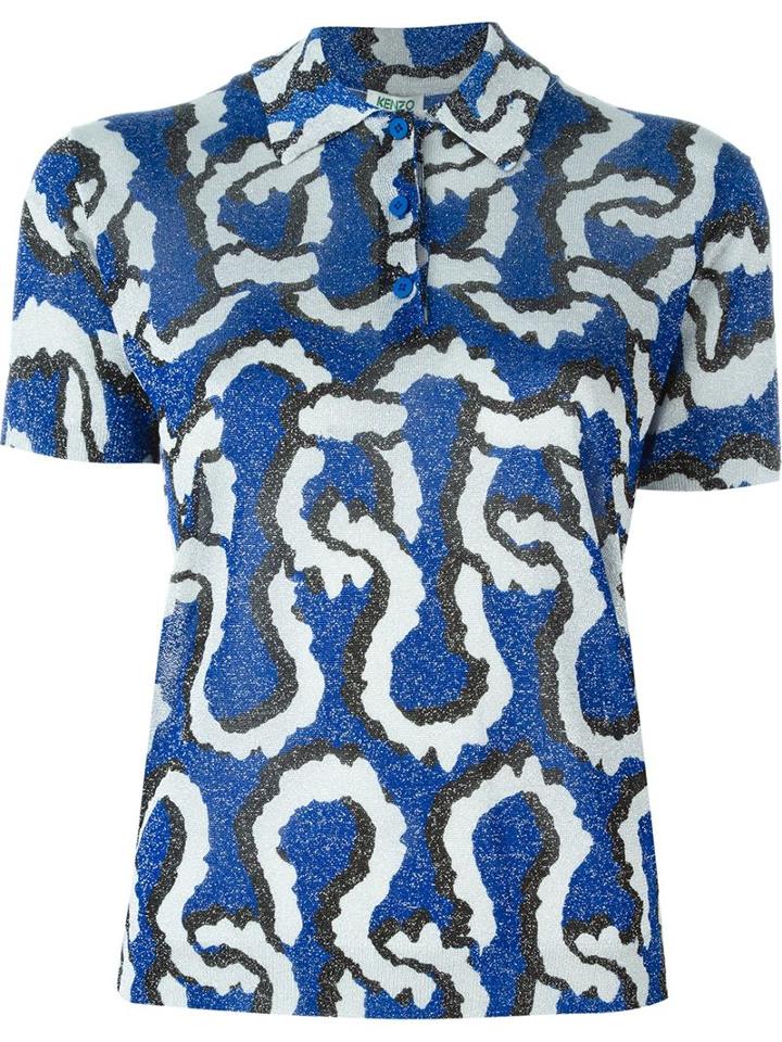 Kenzo Curvy Line Polo Shirt
