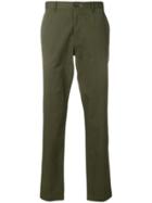 Ps By Paul Smith Tapered Stretch Chinos - Green