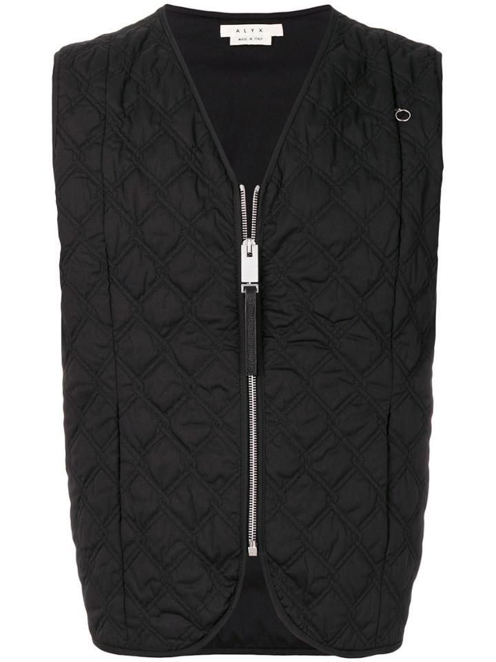 Alyx Quilted Waistcoat - Black