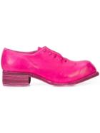 Guidi Wholecut Derby Shoes - Pink & Purple