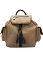 Mara Mac Drawstring Backpack - Brown