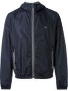 Fay Hooded Zip Jacket, Men's, Size: Xl, Blue, Polyamide
