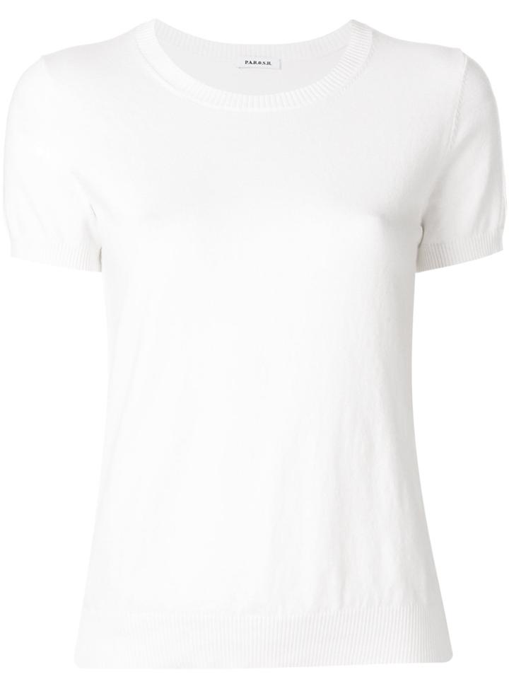 P.a.r.o.s.h. Shortsleeved Jumper - White