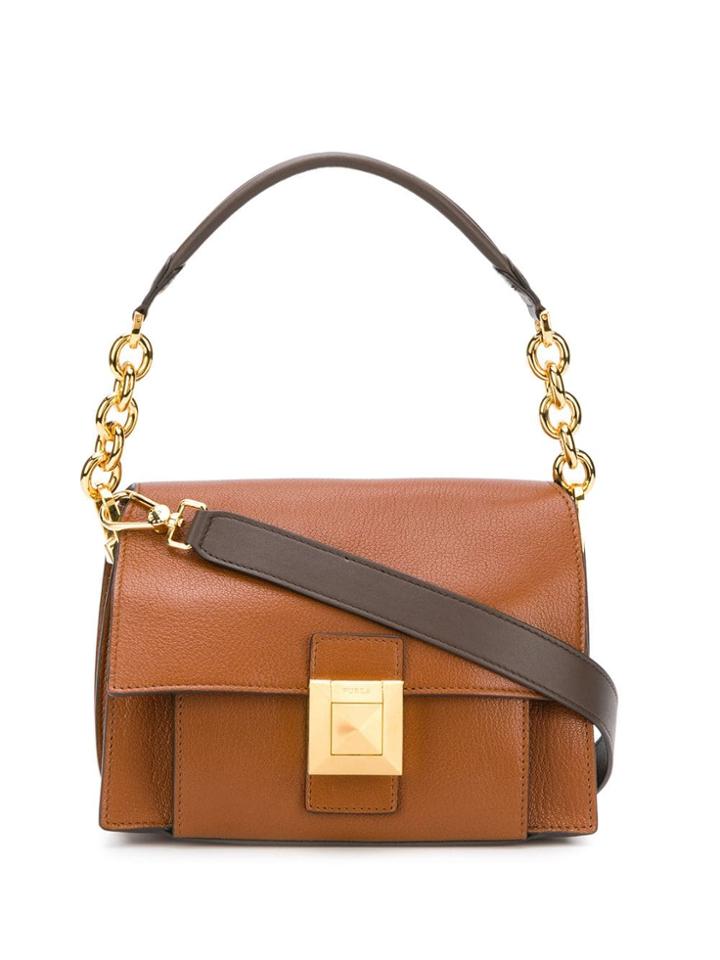 Furla Small Diva Tote Bag - Brown