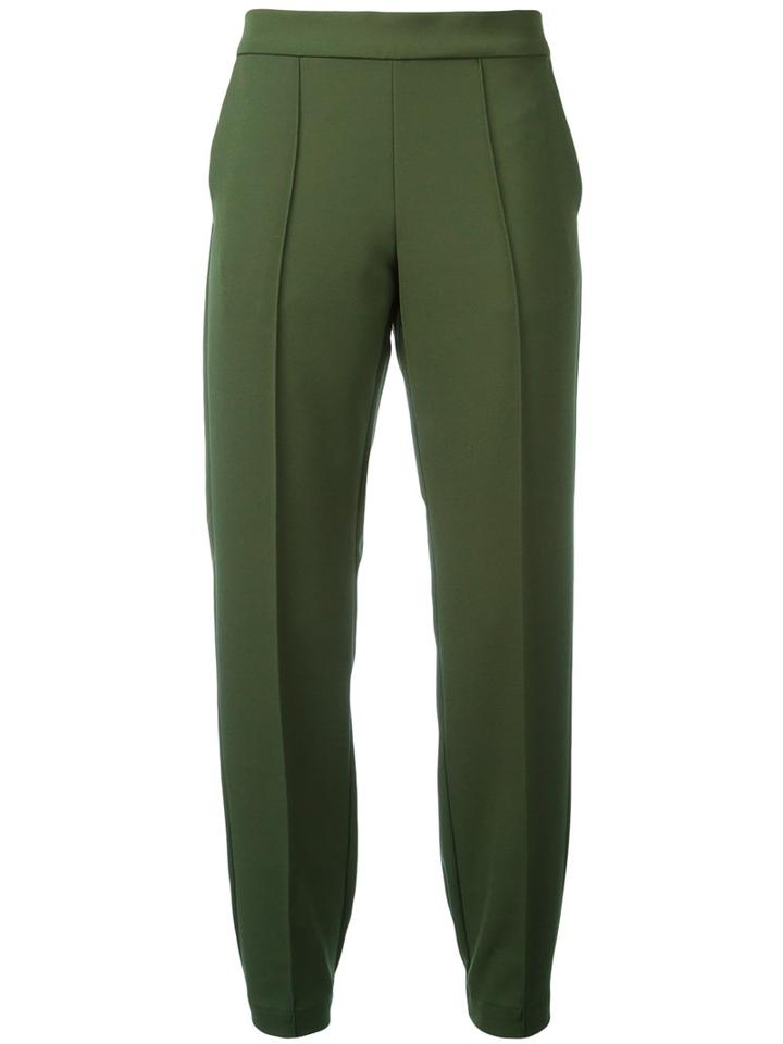 Blugirl - Slim-fit Trousers - Women - Polyester/spandex/elastane - 42, Green, Polyester/spandex/elastane