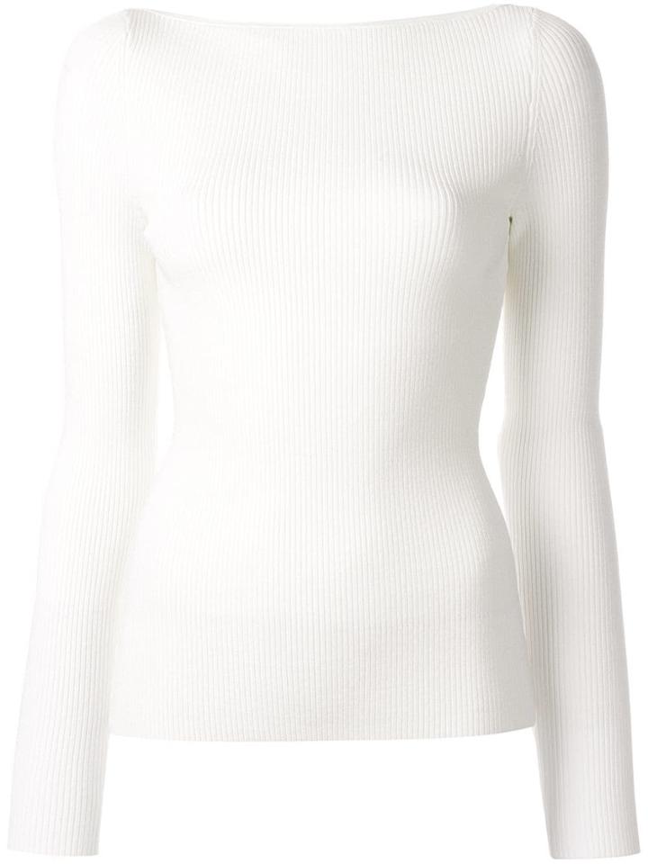 Dion Lee Shadow Knit Sweater - White