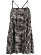 Chanel Pre-owned 2010's Polka Dotted Loose Dress - Black