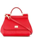 Dolce & Gabbana - Mini Sicily Tote - Women - Leather - One Size, Red, Leather