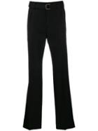 Valentino Belted Tailored Trousers - Black