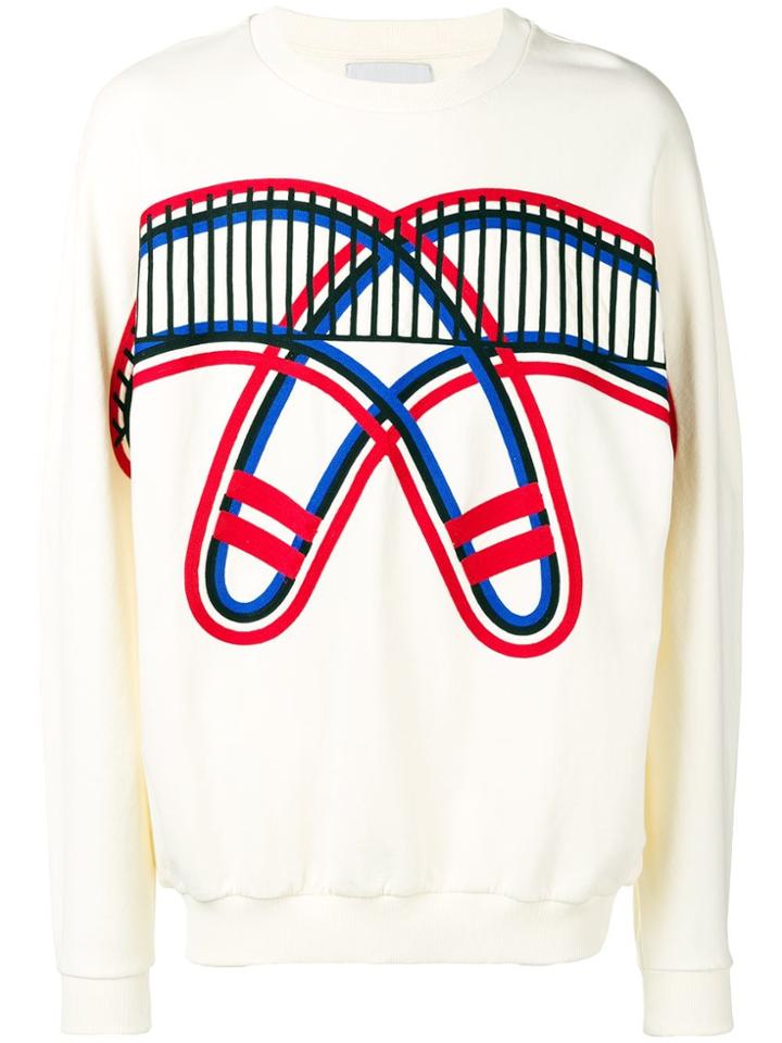 Henrik Vibskov Boomerang Embroidered Sweatshirt - White