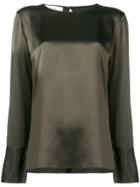 Vince Panelled Blouse - Green