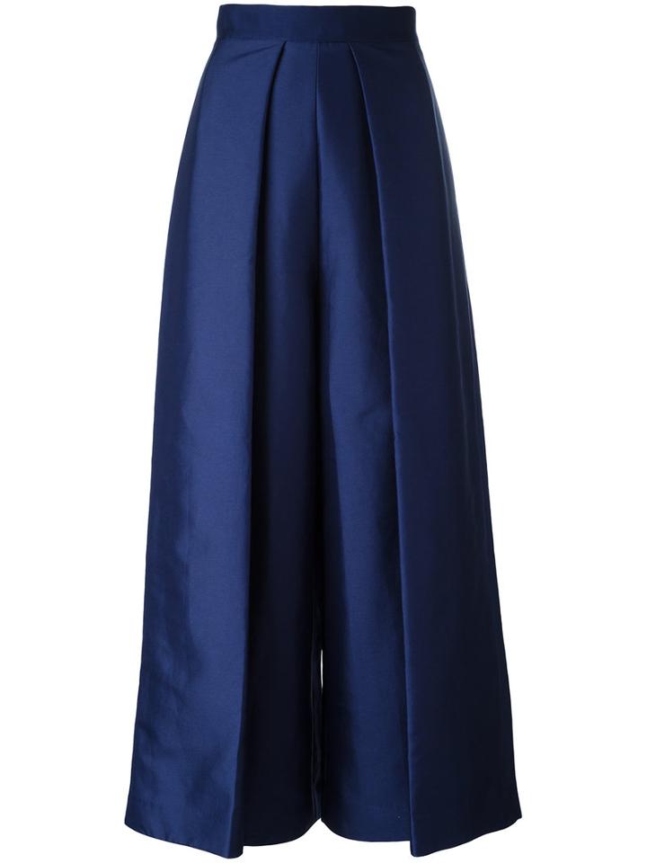 Solace 'aria' Trousers, Women's, Size: 12, Blue, Cotton/polyester