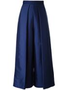 Solace 'aria' Trousers, Women's, Size: 12, Blue, Cotton/polyester