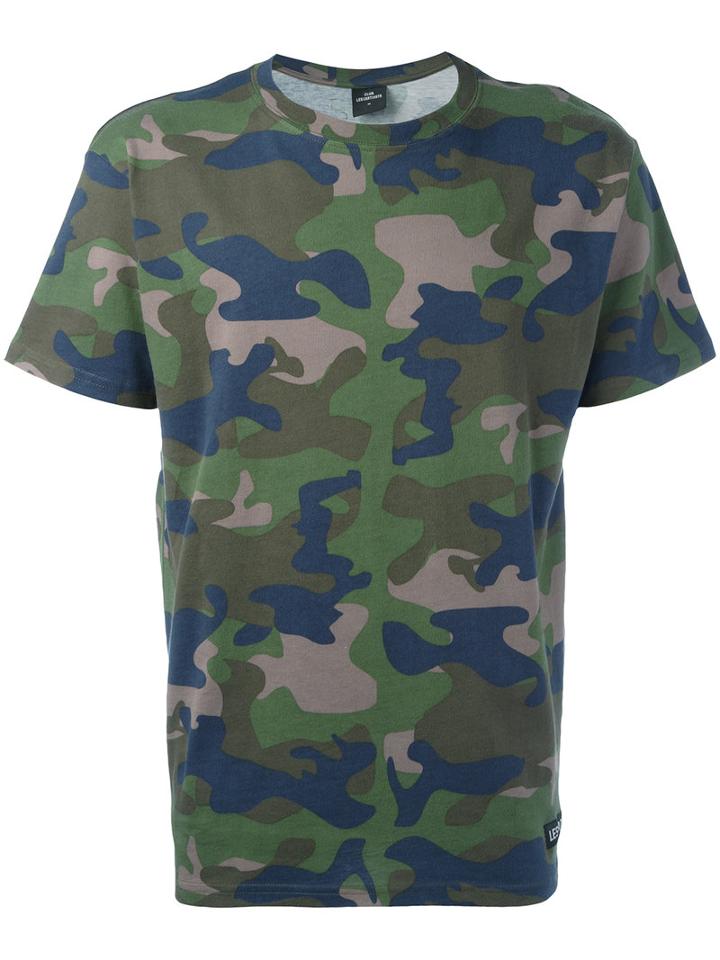 Les (art)ists Camouflage T-shirt, Men's, Size: Xs, Green, Cotton