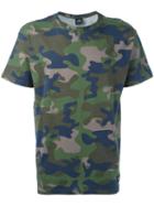 Les (art)ists Camouflage T-shirt, Men's, Size: Xs, Green, Cotton