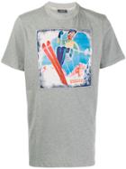 Fefè Graphic Print T-shirt - Grey