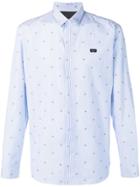 Philipp Plein Emoji Print Shirt - Blue