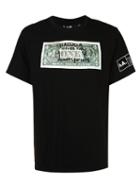 Haculla Dollar Bill T-shirt, Men's, Size: Xl, Black, Cotton