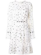 3.1 Phillip Lim Printed Pintucked Dress - White