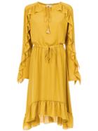 Olympiah Juli Long Sleeve Dress - Yellow & Orange