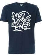 Kenzo 'dancing Cactus' T-shirt, Men's, Size: Small, Blue, Cotton