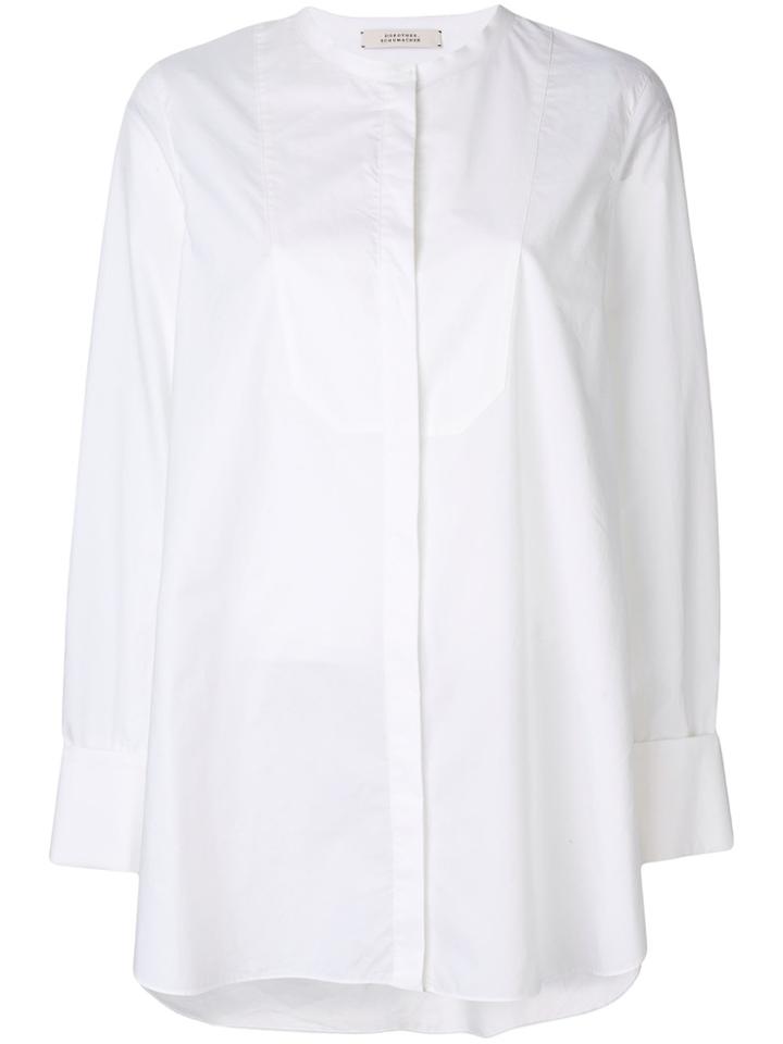 Dorothee Schumacher Bib Front Blouse - White