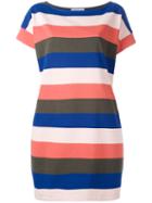 Ymc Striped T-shirt Dress, Women's, Size: Small, Cotton