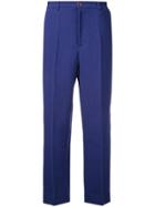 Erika Cavallini Cropped Pants - Blue