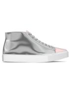 Myswear Carnaby Hi-top Sneakers, Women's, Size: 35, Grey, Nappa Leather/rubber