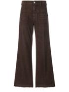 Golden Goose Deluxe Brand Bootcut Flared Corduroy Trousers - Brown