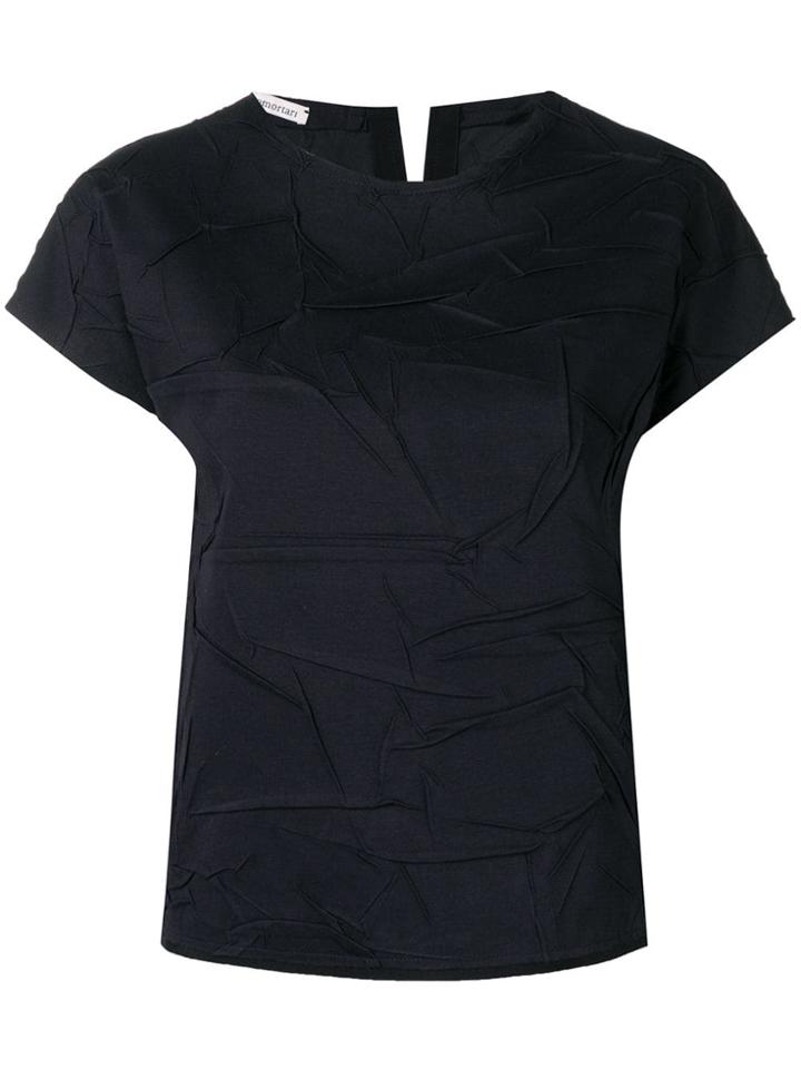 Stefano Mortari Wrinkled Effect Top - Blue