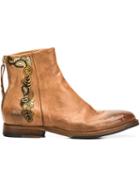 Sartori Gold Embroidered Ankle Boots
