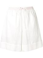 See By Chloé Topstitch Drawstring Shorts - White
