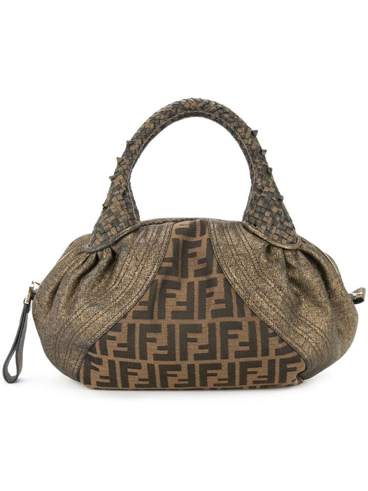 Fendi Vintage Fendi Zucca Ini Spy Bag Hand Bag - Brown