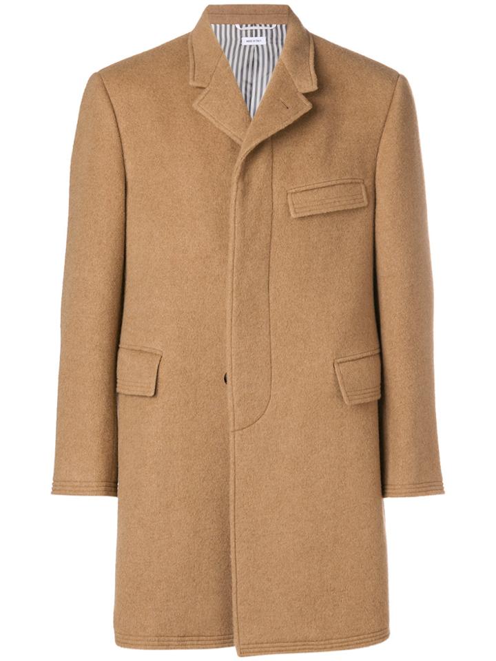 Thom Browne Buttoned Up Longsleeved Coat