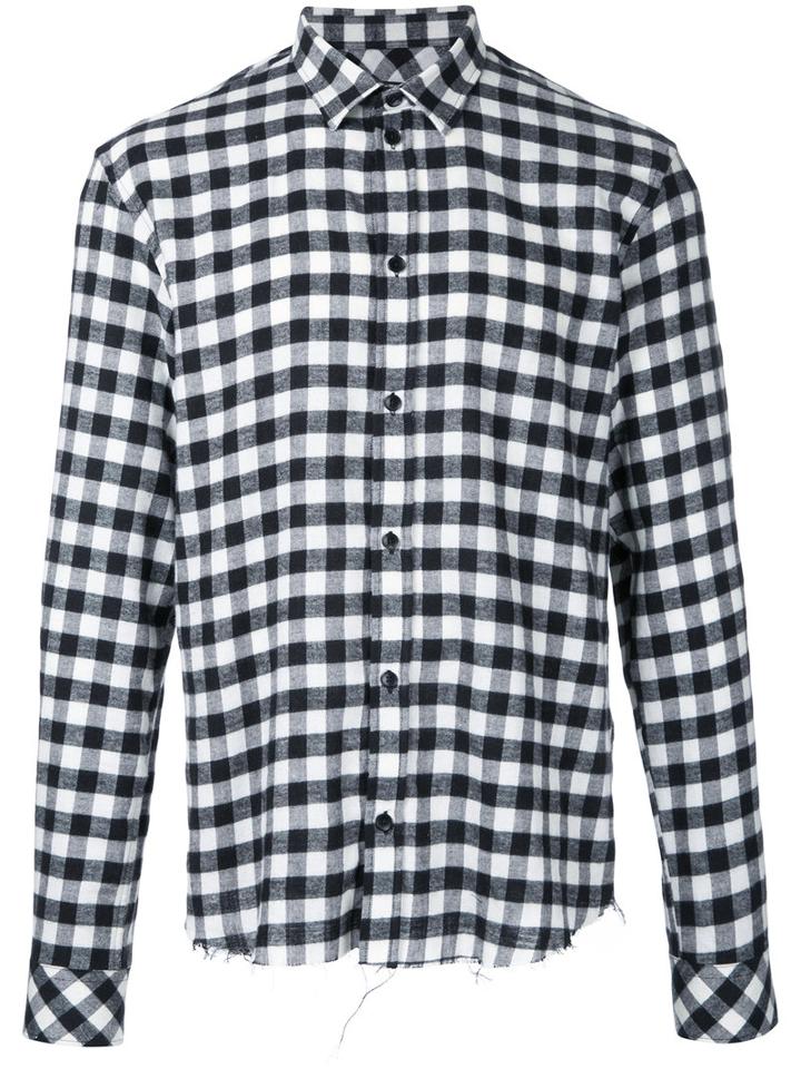 Iro - Checked Shirt - Men - Cotton - M, Black, Cotton